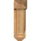 Ekena Millwork Traditional Arts and Crafts Rough Sawn Bracket w/ Offset Brace, Western Red Cedar, 6"W x 16"D x 20"H BKT0604X16X20TRA03RWR - alternate 2